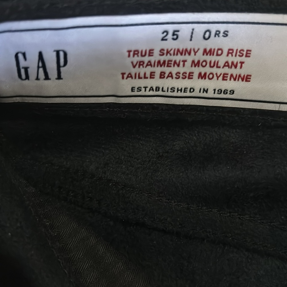 Black leather Look Pants - GAP - Picture 6 of 7